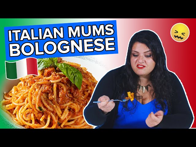 Italian Mums Try Other Italian Mums' Bolognese