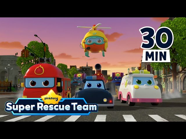 [BEST] We Are the Super Rescue Team + More｜S1｜Pinkfong Car Songs and Cartoons