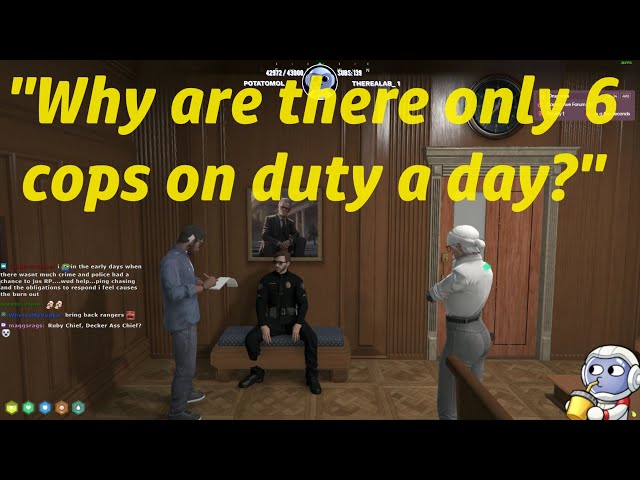 Nino asks Decker about why the PD has Low Morale | GTA RP NoPixel 4.0