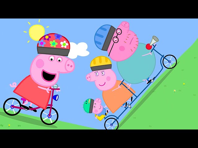 The Family Bike Ride 🚲 | Peppa Pig Official Full Episodes