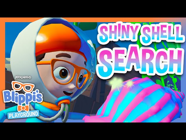 How To Find Sea Shells for Blippi Tokens! | Blippi Plays Roblox! | Educational Gaming Videos