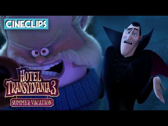 Dracula Vs. Professor Van Helsing | Hotel Transylvania 3: Summer Vacation | CineClips| With Captions