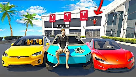 Caylus Stealing Supercars From DEALERSHIP!
