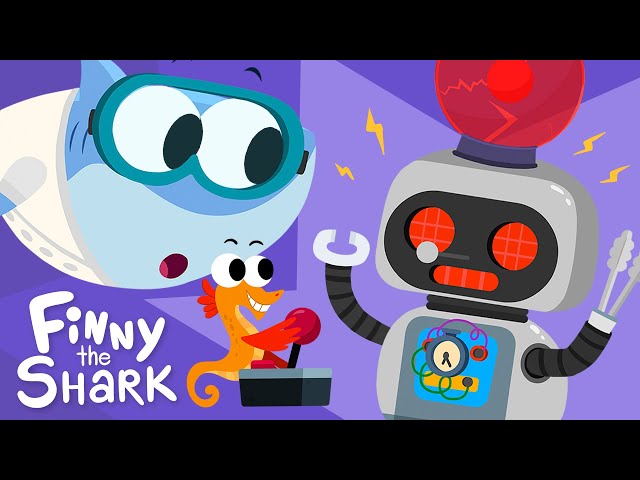 A Big Help | Finny The Shark | Cartoon For Kids