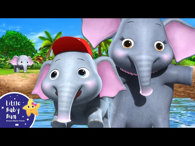 Bath Time With Little Elephants | Little Baby Bum - New Nursery Rhymes for Kids
