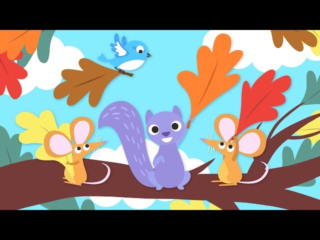 Treetop Family Episode #12 | Falling Leaves | Cartoon For Children