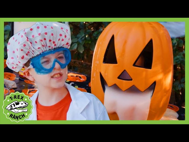 Spooky HALLOWEEN Experiments for Kids! T-Rex Ranch Dinosaur Videos
