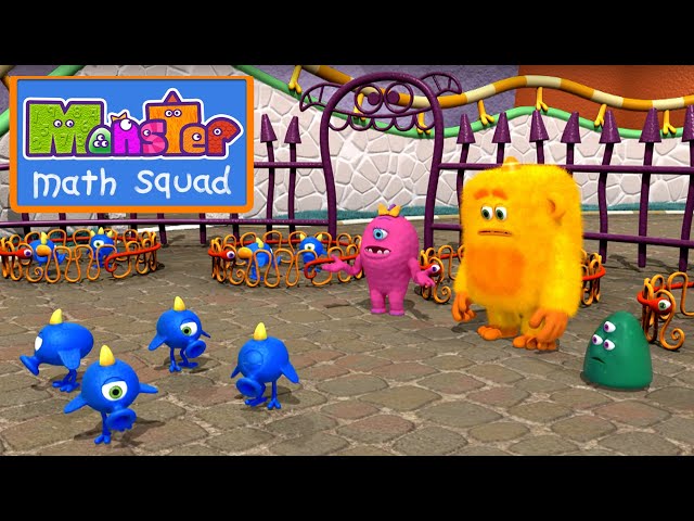 Monster Math Squad | FULL EPISODE | Woofie Goes Walkies | Learning Numbers Series
