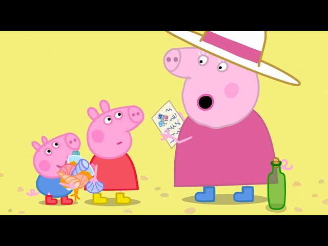 Treasure Hunt On The Beach 🏴‍☠️ | Peppa Pig Official Full Episodes