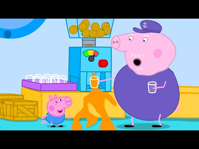 Grandpa Pig's Juice Machine Madness 🍊 | Peppa Pig Tales