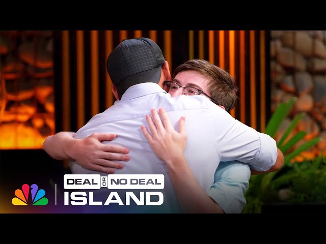 Boston Rob and Aron's Emotional Goodbye | Deal or No Deal Island | NBC