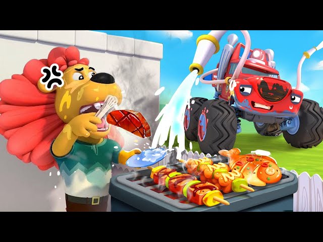 Bad Fire Truck | Firefighter Rescue Team | Monster Truck | Car Cartoon | Kids Songs | BabyBus