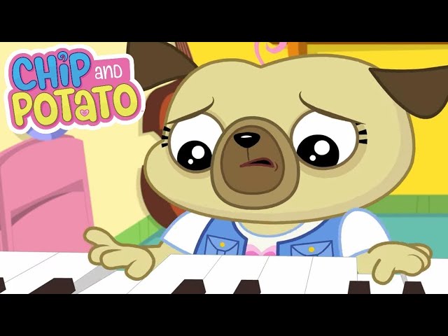 Piano Pressue | Chip and Potato  | Cartoons For Kids | Wildbrain Wonder