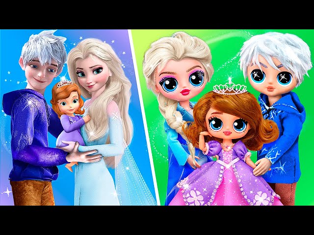 Elsa Got Her Dream Job! 30 Frozen and LOL OMG DIYs