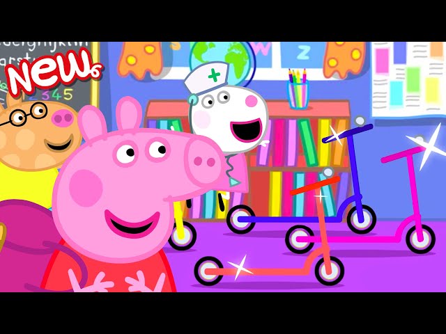 Peppa Pig Tales 🐷 Peppa And Friends Ride Their Scooters 🐷 Peppa Pig Episodes