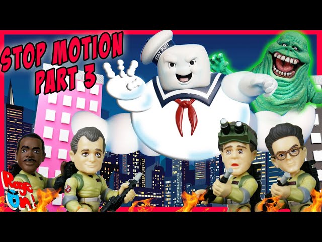 Stay Puft Marshmallow man vs Slimer! Part 3  reboot DIY home made  Canada Cazafantasmas