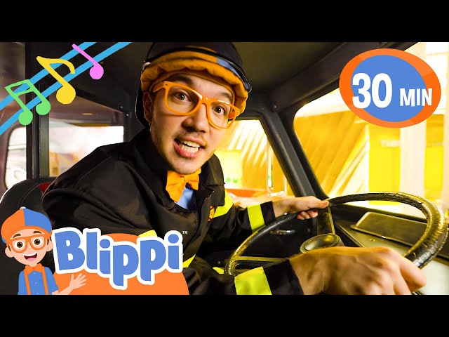 Jump Inside the Emergency Vehicle! | Blippi Songs for Children | Nursery Rhymes for Babies