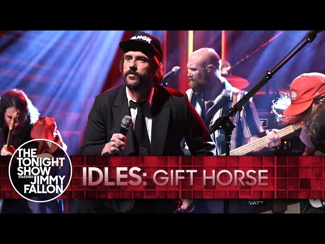 IDLES: Gift Horse | The Tonight Show Starring Jimmy Fallon