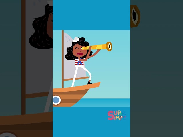 A Sailor Went To Sea #kidssongs #shorts #supersimplesongs
