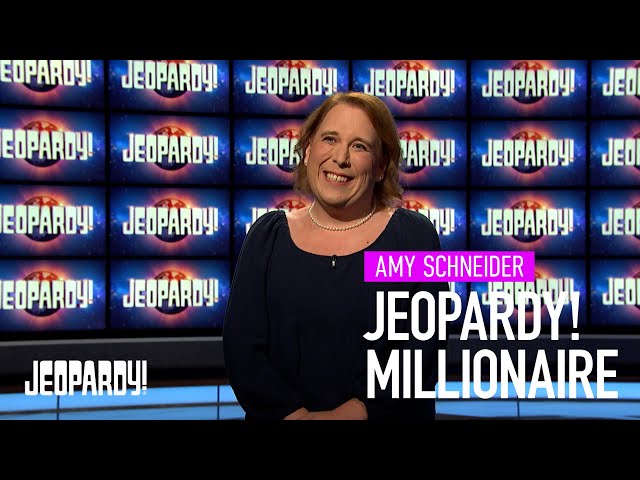 Amy Schneider is the 5th Millionaire in Jeopardy! History | JEOPARDY!
