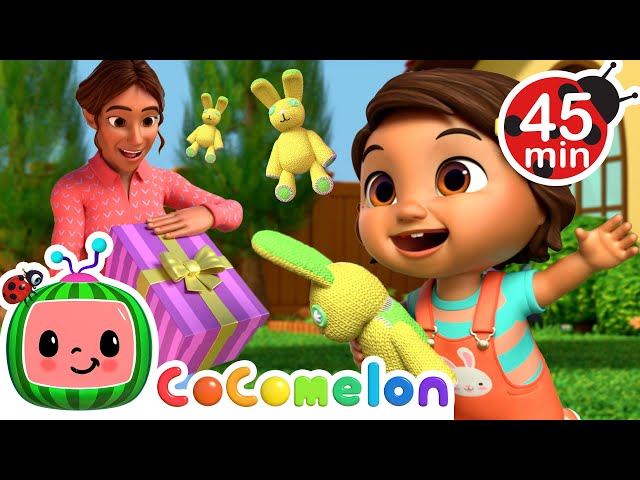 Nina's Toy Bunny Play Surprise! + More Nina's Familia! | CoComelon Nursery Rhymes & Kids Songs