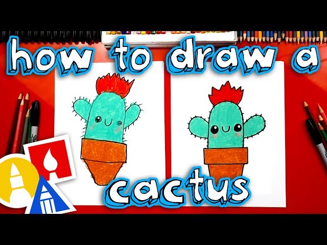 How To Draw A Funny Cactus