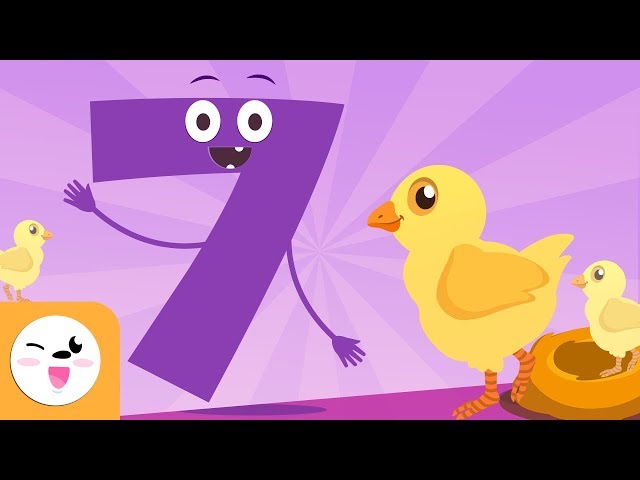 Number 7 - Learn to Count - Numbers from 1 to 10 - The Number 7 Song
