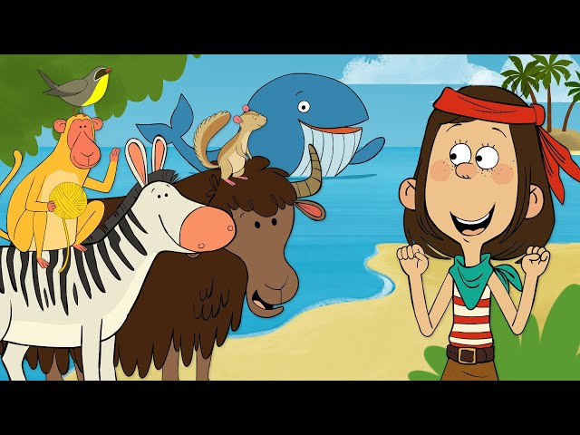Learn Letters W - Z with Captain Seasalt and the ABC Pirates | Cartoons For Kids