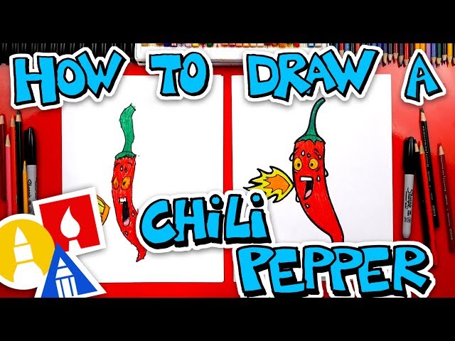 How To Draw A Funny Chili Pepper