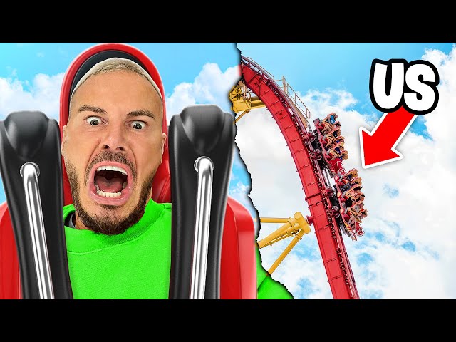 WE GOT STUCK ON A SCARY ROLLERCOASTER AT UNIVERSAL STUDIOS
