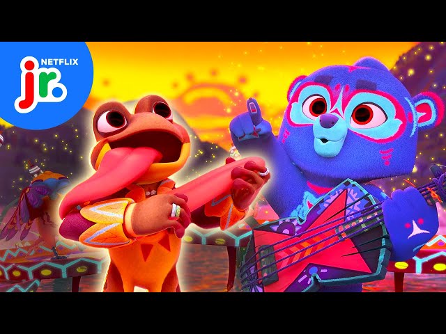 Rockin' Frog Concert 🐸 🎸 Spirit Rangers | Netflix Jr