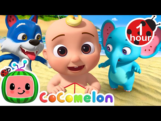 Beach Day Out with Fantasy Animals: Summer Fun | CoComelon - Animal Time | Nursery Rhymes for Babies