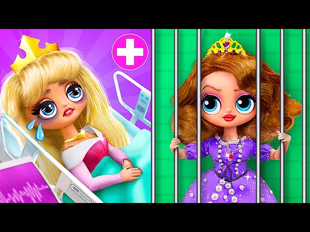 Aurora's Hospital - Princesses Adventures / 32 DIYs for LOL OMG