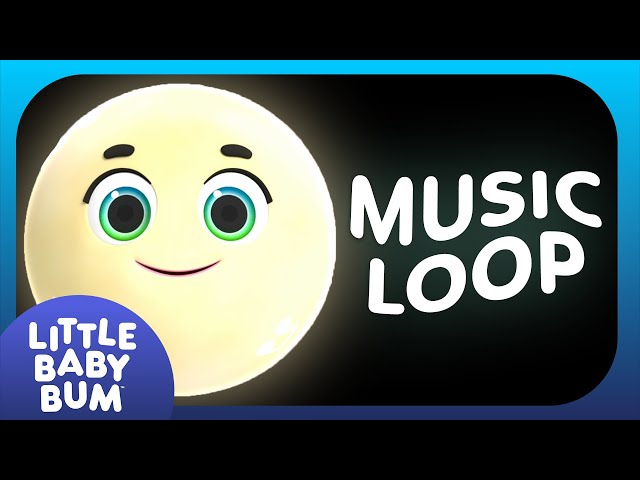 Sleepy Moon Music Loop | Baby Sensory Songs | Relaxing animation to Fall Asleep🌙✨