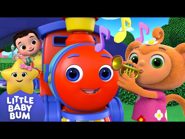 Wheels On The Train ⭐ Max & Maple's Play Time! LittleBabyBum - Nursery Rhymes for Babies | LBB