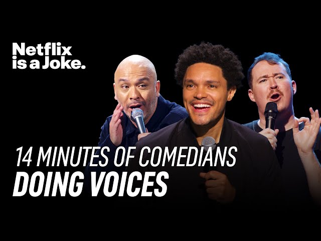 14 Minutes of Comedians Doing Impressions, Accents, and Voices | Netflix Is A Joke