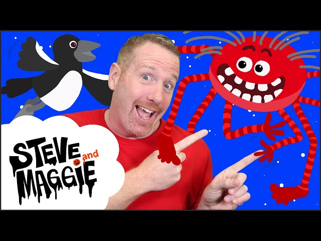 Halloween Broomstick Story for Kids from Steve and Maggie | Wow English TV