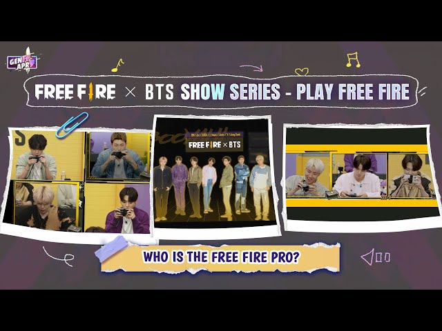 Free Fire X BTS Show Series - BTS Plays Free Fire! | Free Fire X BTS