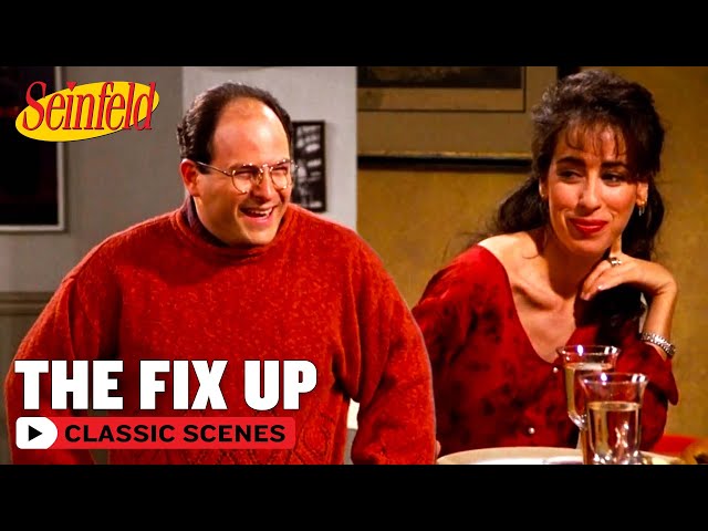 George Dates A Friend Of Elaine | The Fix Up | Seinfeld