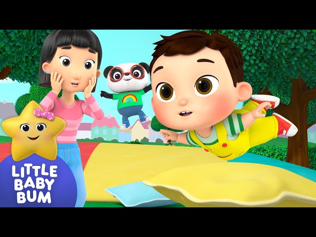 Five Baby Max Friends Jumping  ⭐ Baby Max Play Time! LittleBabyBum - Nursery Rhymes for Babies | LBB