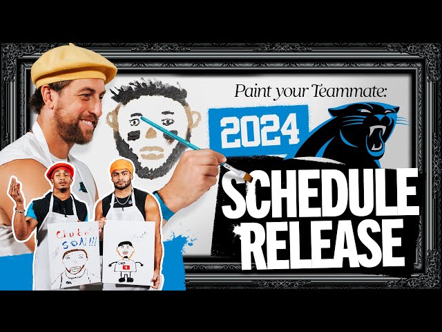 Paint Your Teammate | Carolina Panthers 2024 Schedule Release