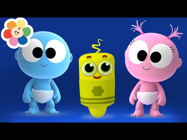Funny GooGoo & GaaGaa Baby + My Color Friends | 1 Hour Compilation | Animals & Music for Babies