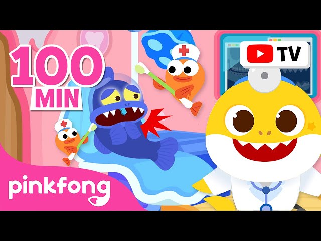 [BEST] 🩹🏥 Baby Shark Hospital Play | Ocean Animals and Police Officer + More! | Pinkfong for Kids