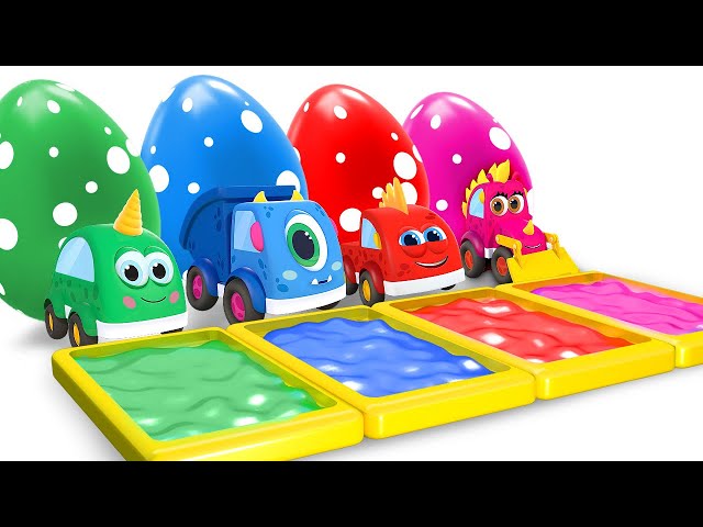 Sing with Mocas! Nursery rhymes for babies. Kids' animation about cars & Baby songs for kids.