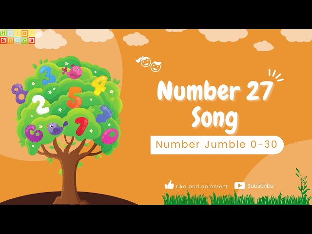 27 Song - From "Number Jumble 0-30"