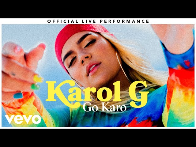 Karol G - "Go Karo" Official Live Performance | Vevo