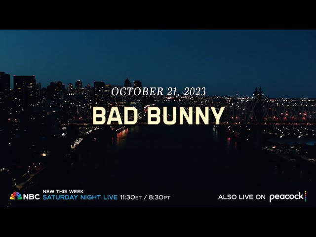 Bad Bunny Is SNL's Next Host and Musical Guest!