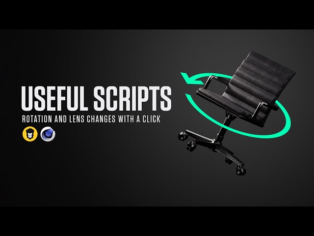 ONE-CLICK Scripts for Faster C4D Scene Setup
