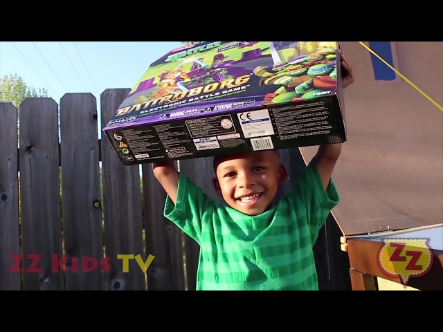 ZZ Dad Surprise ZZ Kid with TMNT Toys and more!