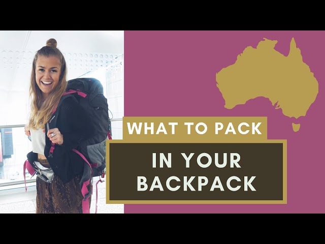 WHAT TO PACK IN YOUR BACKPACK | Where's Mollie?